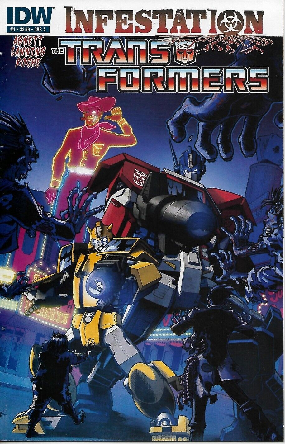 TRANSFORMERS INFESTATION #1 A - Back Issue (S)