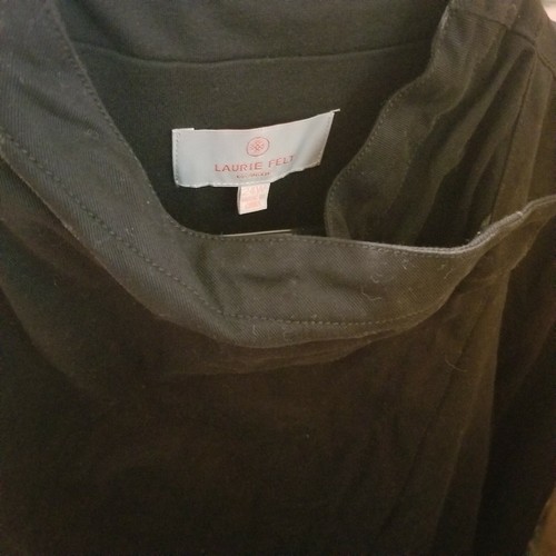 Laurie Felt PLUS SIZE 24 Military Asymmetric Zip Jacket Black NEU #400 - Bild 7 von 7