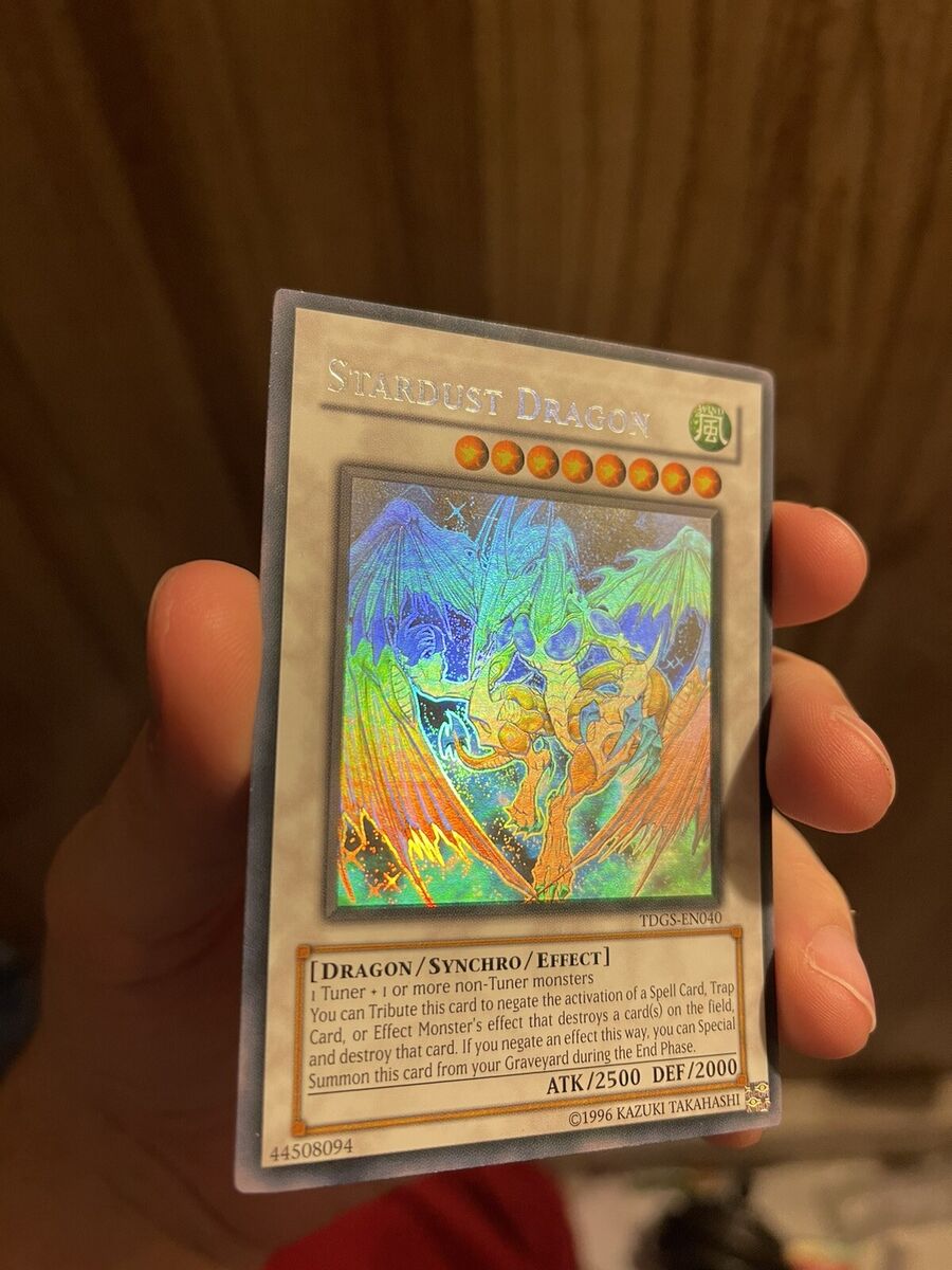 Yugioh Stardust Dragon TDGS-EN040 Ghost Rare NM! | eBay Yugioh Stardust Dragon TDGS-EN040 Ghost Rare NM! | eBay
