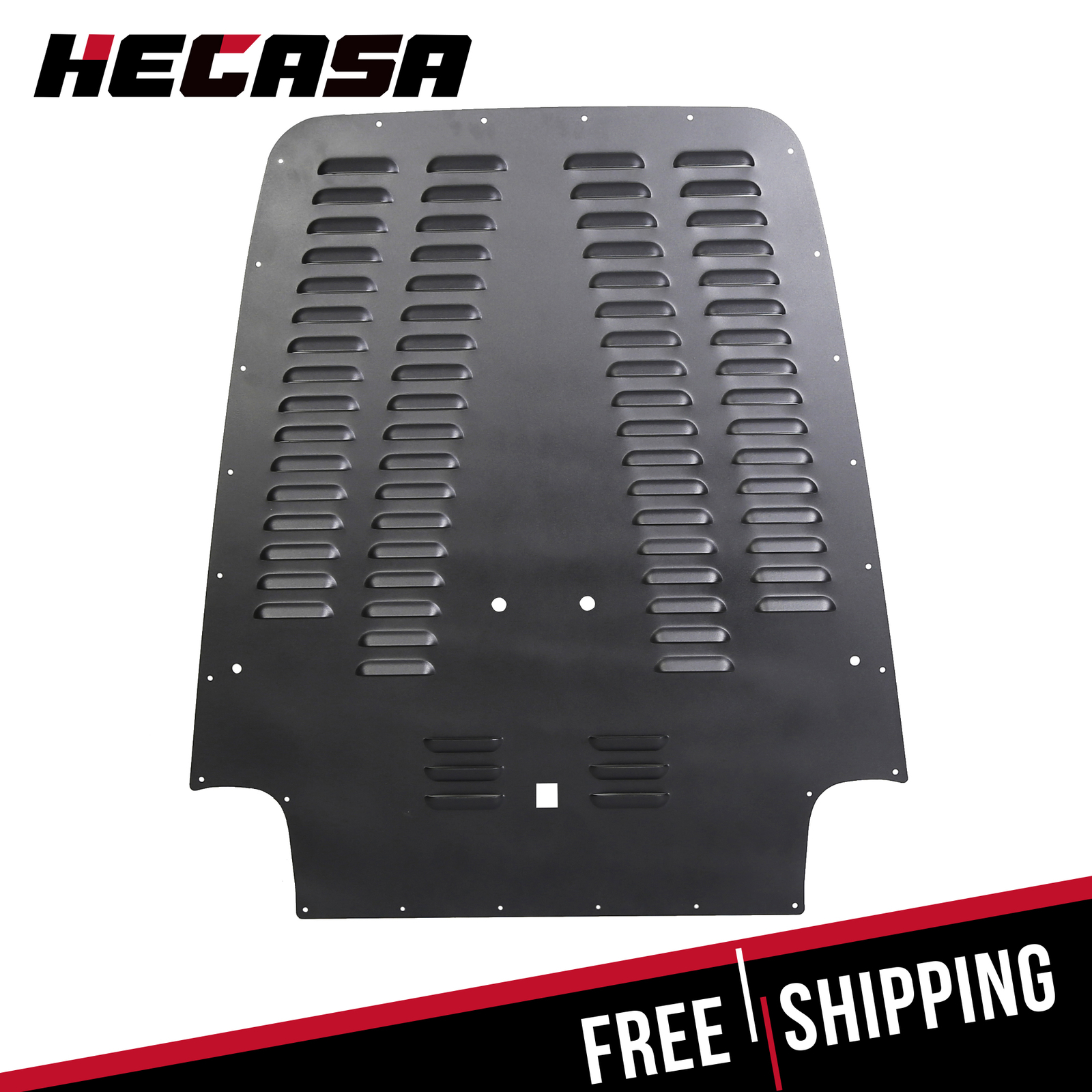 Aluminum Vented Hood Louver Black Powdercoat for 03-06 Jeep 