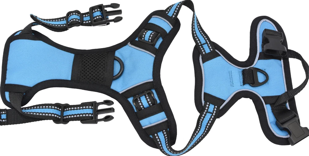 Dog Harness & Training Leash No Pull Control Adjustable Large Handle Heavy Duty