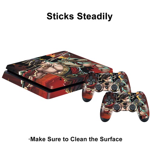 Aufkleber Decal Cover Skin für Sony PS4 Slim Playstation 4 Slim Konsole & Controller - Bild 14 von 86