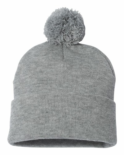Sportsman Unisex Pom-Pom 12" Knit Beanie - SP15 - Picture 16 of 34