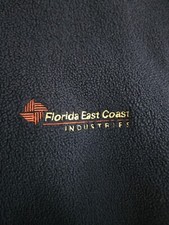 Men’s XL Blue Fleece Pullover – Florida East Coast Railway Workwear