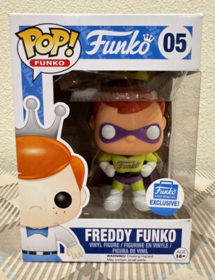 Funko Pop Freddy Funko Superhero Funko Shop Exclusive 05 | eBay