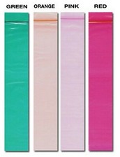 100 2"x12" GREEN INCENSE ZIP POLY Bags 4 candles incense etc