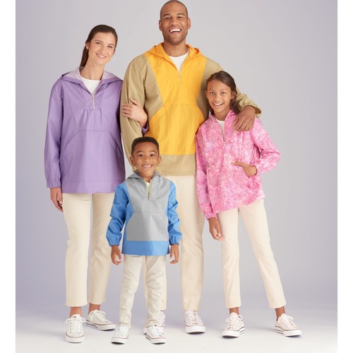 Simplicity SCHNITTMUSTER S9481 Unisex Hoodie für Kinder, Jugendliche, Erwachsene - Bild 7 von 8
