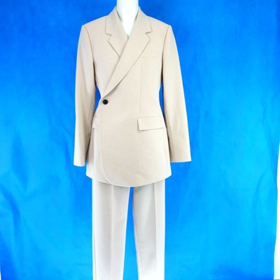 Theory Femmes Pantalon de Tailleur Overlap Veste Blazer City Tailleur Veste Blazer Robe Zara Moutarde Sold Out Pantalon
