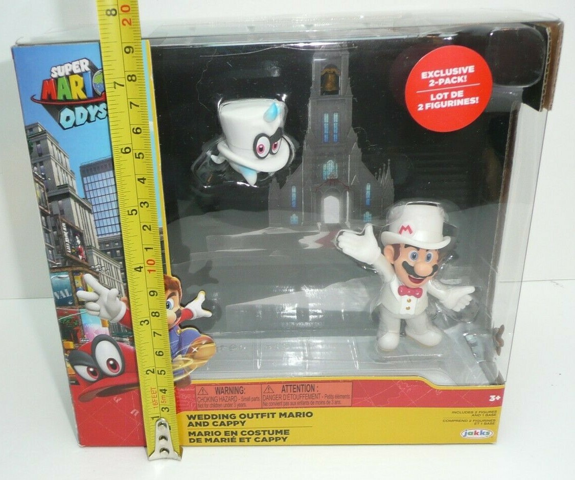 Damaged Box Super Mario Odyssey Figures Wedding Outfit Cappy
