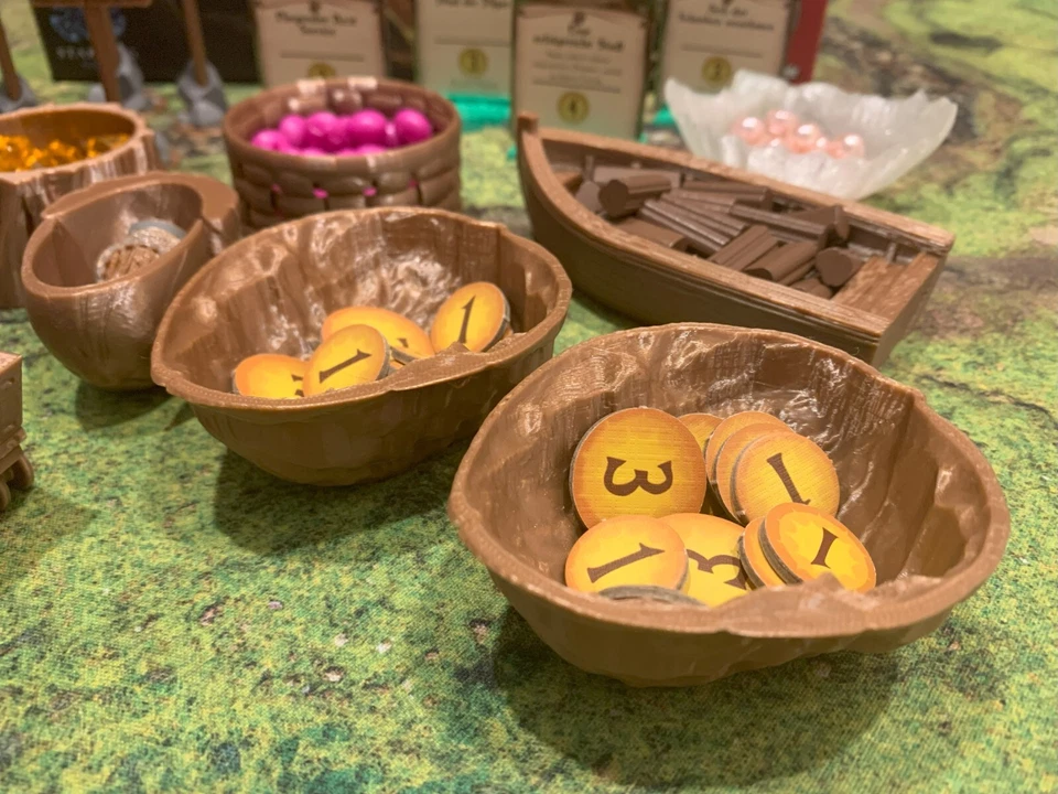 Everdell Collectors Set 3D Druck Resourcenschalen Brettspiel Zubehör - Bild 3 von 4