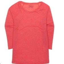 Patagonia Women's Glorya 3/4 Sleeve Coral Orange Shirt XS