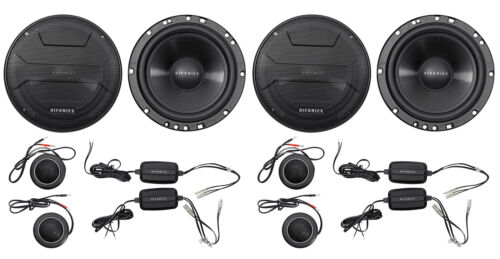 2-Pairs Hifonics ZS65C 6.5" 400 Watt Component Car Audio Speakers - Picture 1 of 11