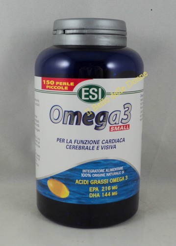 ESI OMEGA 3 SMALL 150 perle vegetali piccole gusto arancio x cuore acidi  grassi | eBay