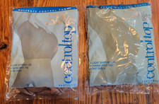 Lot of 2 Silkies Pantyhose Large Control Top Nude New Old Stock 070301