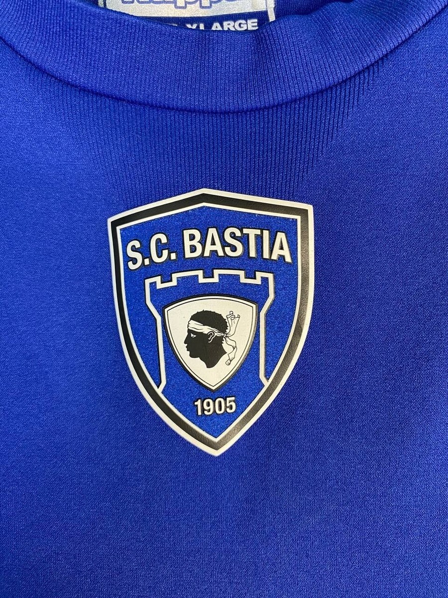 BASTIA HOME FOOTBALL SHIRT SOCCER JERSEY KAPPA MEN Size XL | eBay