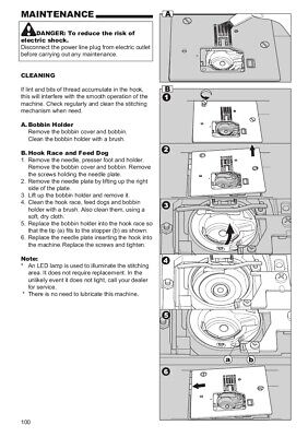 Singer 9960 Sewing Machine OWNER'S INSTRUCTION MANUAL