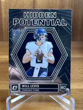 Will Levis 2023 Donruss Optic Hidden Potential Insert #19 Tennessee Titans