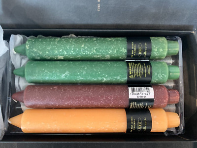 ROOT Premium Collenette Candles, 9'' x 1 1/4'', Fall Color Mix, NEW candles