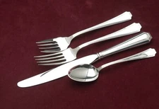 Fairfax by Gorham Sterling Silver - 4 Place Setting, Luncheon Modern