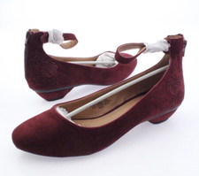 NIB - Comfortview Women's PIXIE Burgundy PUMPS SHOES Size: 10.5 W