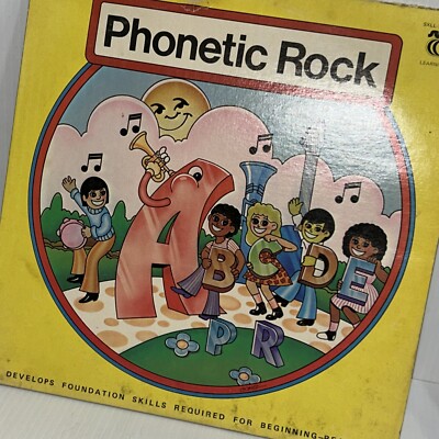 Phonetic Rock Develops Foundation Skills for Beginning Reading LP Vinyl /85b