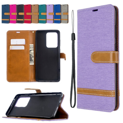 Hülle für Samsung Note20 S23 S21 S22 Flip Case Handy Schutz Tasche Klapp Leder