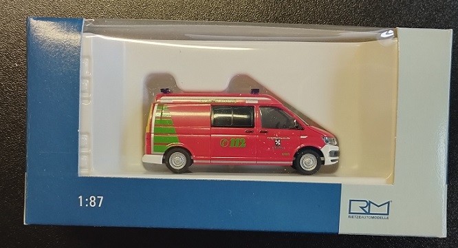 Rietze 53874 - 1/87 Volkswagen T6 FW Petersberg - New