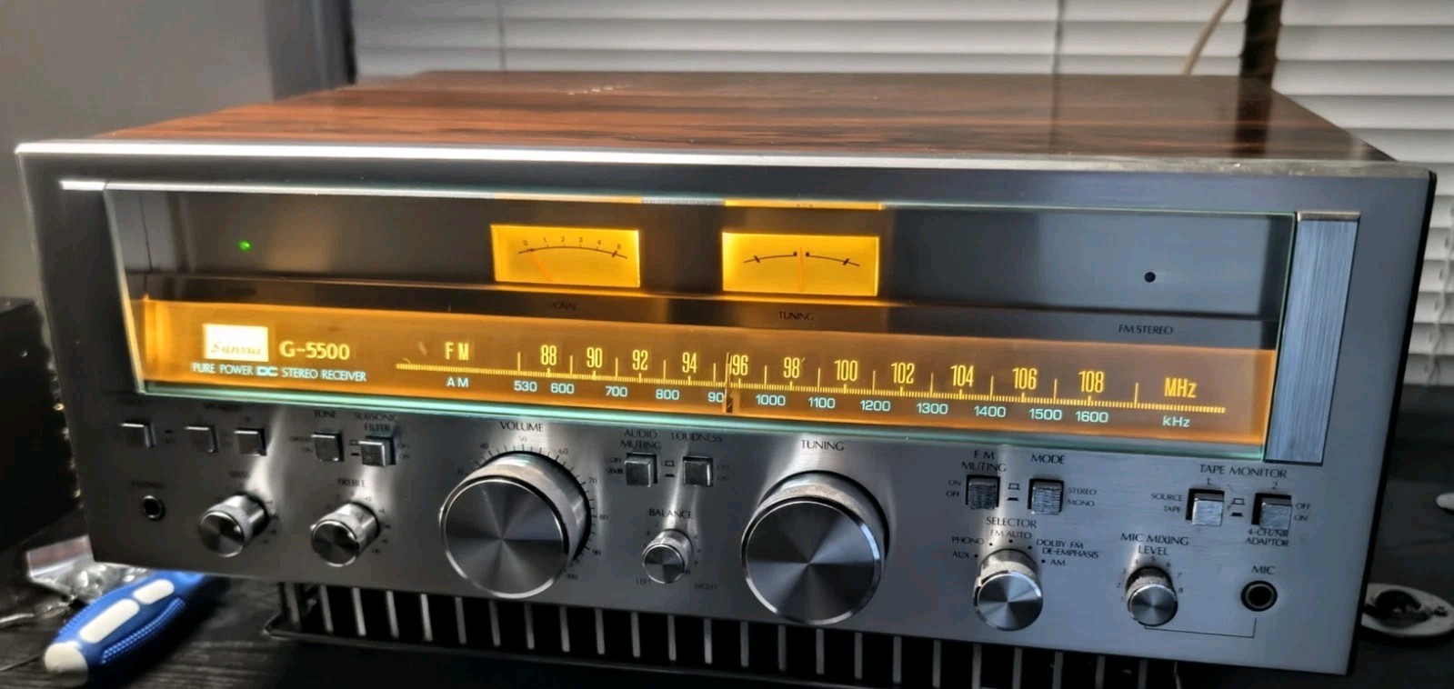 Sansui G 5500 vintage audio equipment - eBay listing photo 4