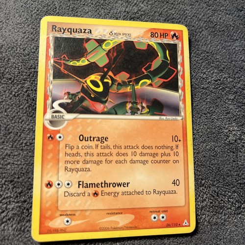 Pokemon Rayquaza Delta Species Holon Phantoms Rare