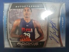? BRACEY WRIGHT 2005-06 SP Authentic Rookie Authentics Auto On Card /1299. rookie card picture