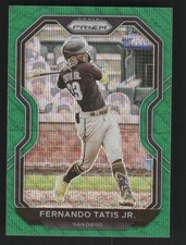 2021 Prizm Baseball Fernando Tatis Jr. #161 Green Wave Prizm