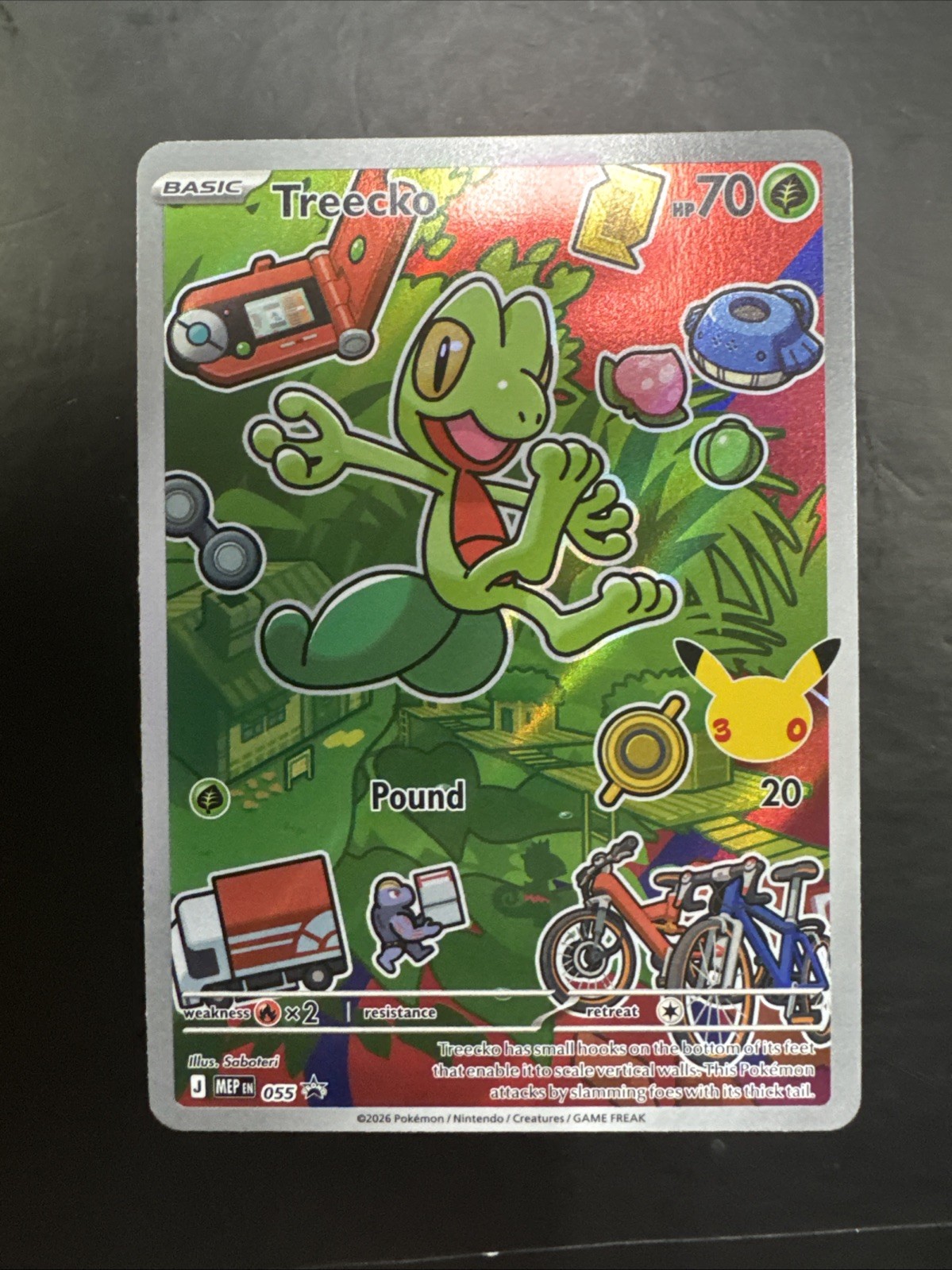 Pokémon TCG Treecko 055 Mega Evolution Promo Holo Promo 70 HP English 2026