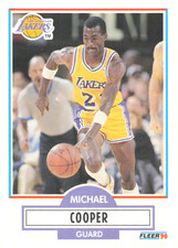 1990-91 Fleer - Michael Cooper #90 Lakers