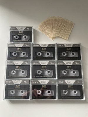 10x Denon Dat R 60DT + Sticker - Good Condition - Audio Kassetten - Tapes