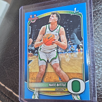 TOPPS 2025 BOWMAN U PROSPECTS NATE BITTLE #BPP-88 OREGON DUCKS 143/150