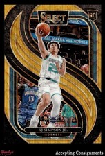 2024-25 Select Gold Wave Prizms #193 KJ Simpson Jr. Premier RC ROOKIE 06/10