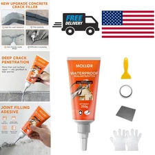 DIY Concrete Crack Filler 8.8 Floz Complete Kit with Accessories Included