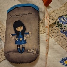 Santoro London Gorjuss Phone Case/card holder..... I Found My Family In A Book