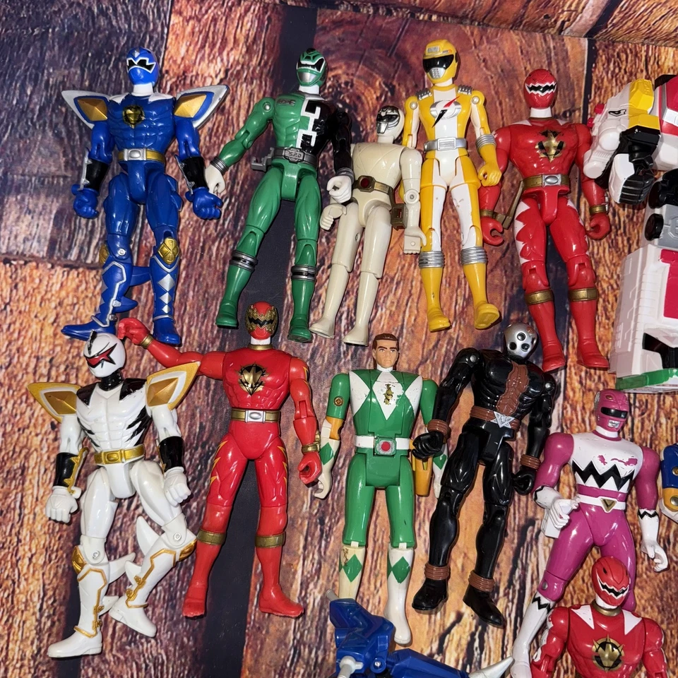 Винтажный Power Rangers фигурка лот Dino Thunder SPD MMPR злодеев читать - Изображение 2 из 4