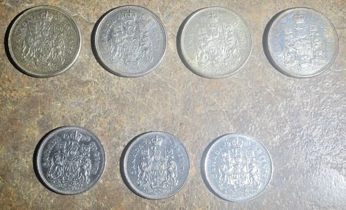 Canadian 50 Cent pieces