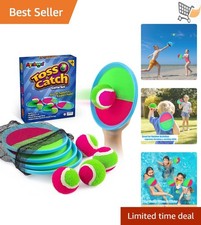 Toss and Catch Ball Game Outdoor Toys for Kids Yard Beach Lawn Adults