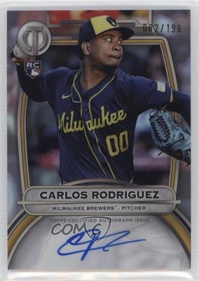 2025 Topps Tribute /199 Carlos Rodriguez #TA-CR Rookie Auto RC 12l4