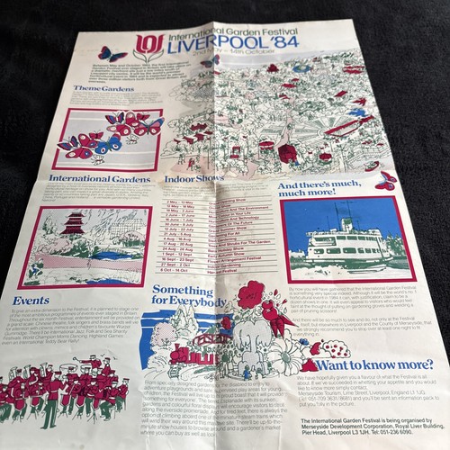 Gran Bretagna Liverpool '84 Merseyside County Council informazioni attività Beatles - Foto 4 di 4