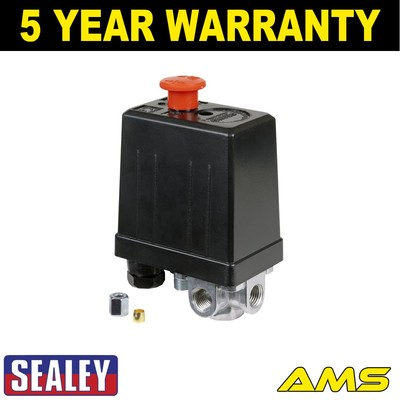#ad Sealey Pressure Switch with 4 x 1 4quot; Ports 6 8bar SAC03PS GBP 19.20