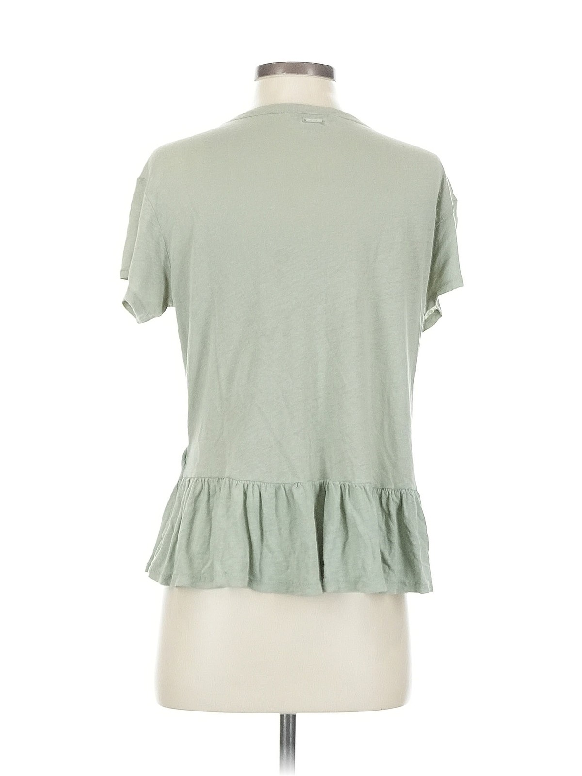 CALVIN KLEIN JEANS Women Green Short Sleeve Top S thumbnail 2