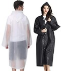 2 Pièces Poncho de Pluie Homme Femme Imperméable, Eva Cape de Pluie Veste de ...