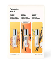 Dossier Everyday Icons Perfume Trio Set 3pc Fragrance Sampler NEW In Box