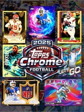 #001 - Box - Break # -2025 Topps Chrome Football NEW RELEASE!!!