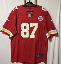 Camiseta deportiva NFL Nike On-Field Kansas City Chiefs Travis Kelce #87 talla XXL roja