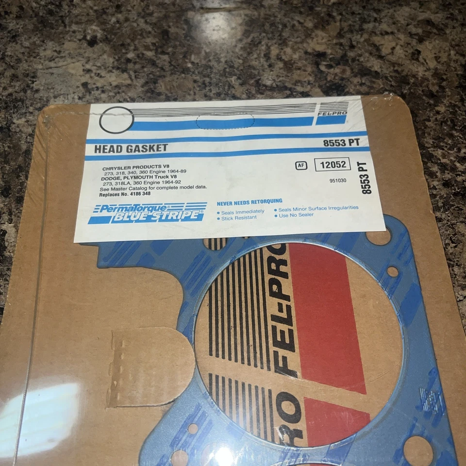 FEL-PRO 8553 PT Head Gasket! Free Shipping! - Image 2 of 3